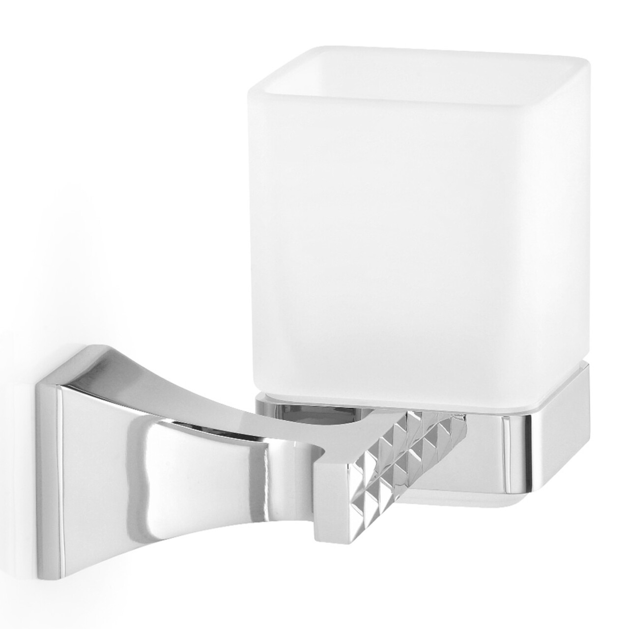 Suport periute si pasta de dinti Parthenon, 12.7x10.5x10.3 cm, alama, argintiu - imagine 4